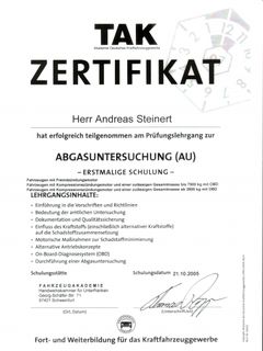 AU Bescheinigung