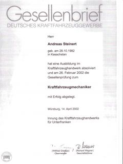 Gesellenbrief