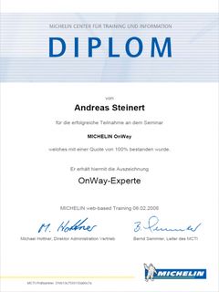 Diplom OnWay Experte
